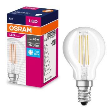 LED Žarnica FILAMENT P40 E14/4W/230V 4000K - Osram