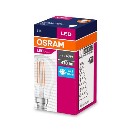 LED Žarnica FILAMENT P40 E14/4W/230V 4000K - Osram