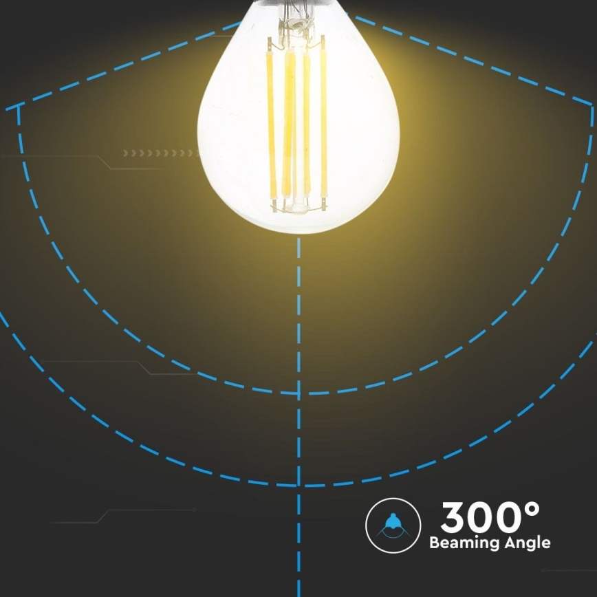 LED Žarnica FILAMENT P45 E14/4W/230V 4000K
