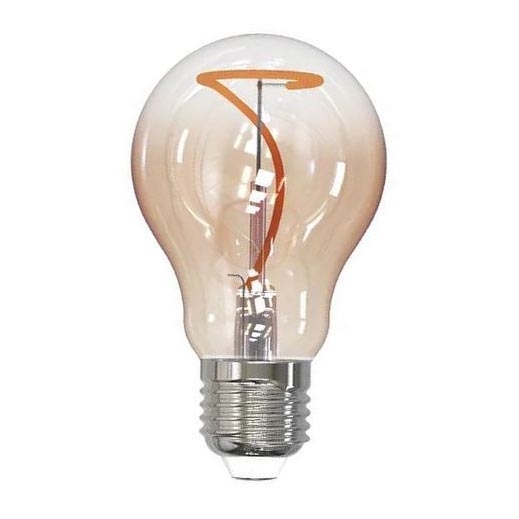 LED Žarnica FILAMENT SHAPE A60 E27/4W/230V 1800K rjava