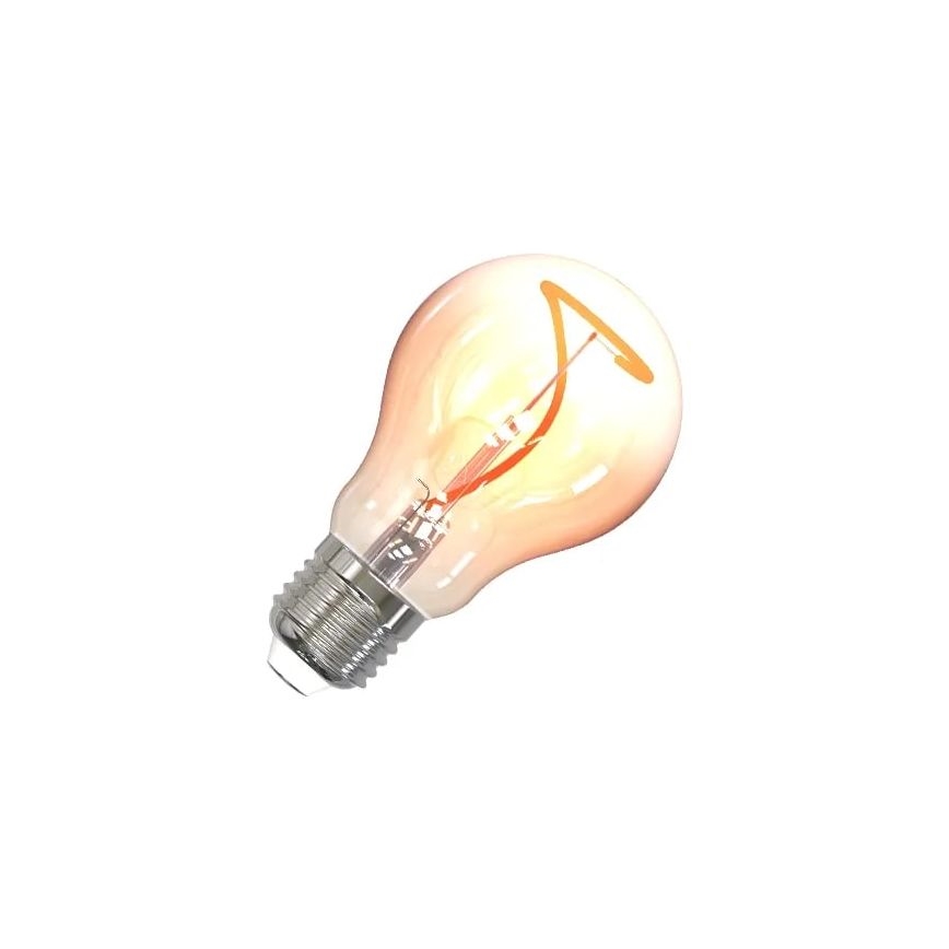 LED Žarnica FILAMENT SHAPE A60 E27/4W/230V 1800K rjava