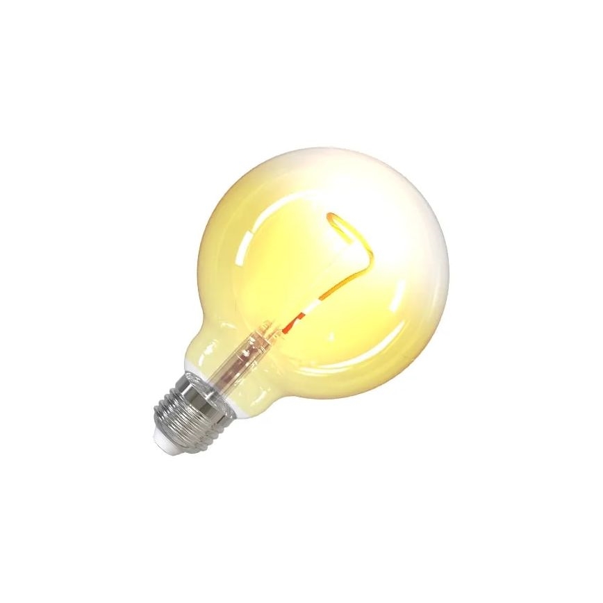 LED Žarnica FILAMENT SHAPE G95 E27/4W/230V 1800K rumena