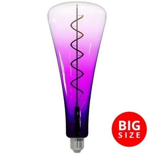 LED Žarnica FILAMENT SHAPE T110 E27/5W/230V 1800K vijolična
