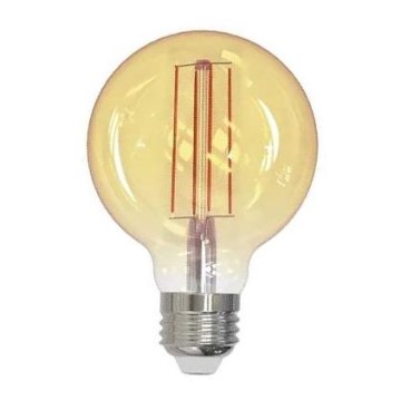 LED Žarnica FILAMENT SLIM VINTAGE G80 E27/4,5W/230V 1800K