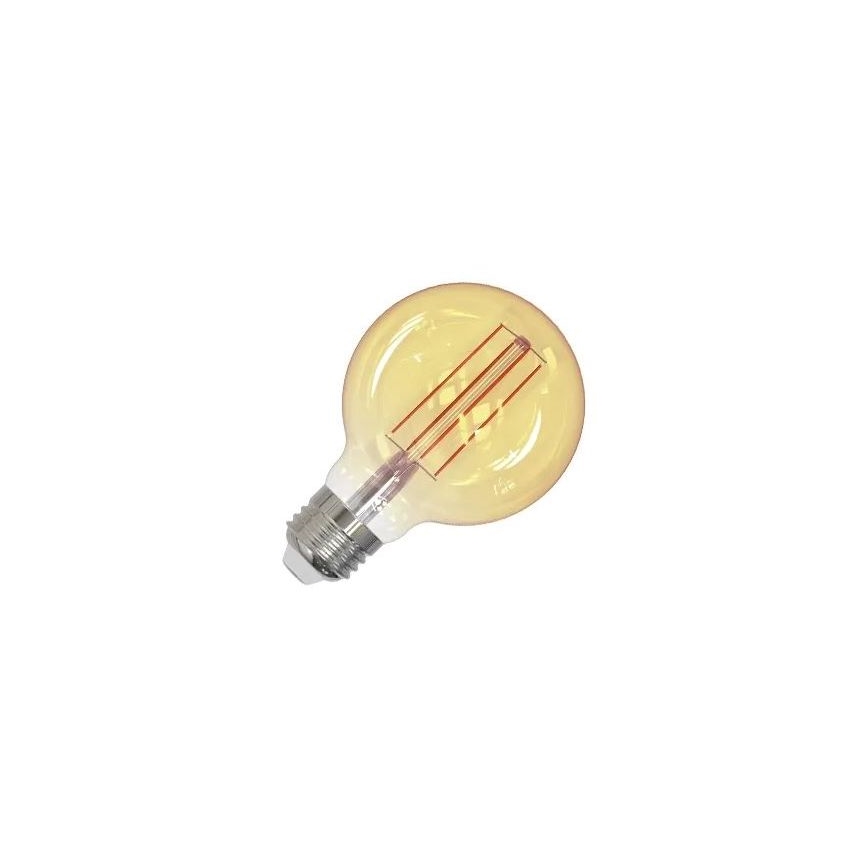 LED Žarnica FILAMENT SLIM VINTAGE G80 E27/4,5W/230V 1800K