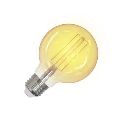 LED Žarnica FILAMENT SLIM VINTAGE G80 E27/4,5W/230V 1800K