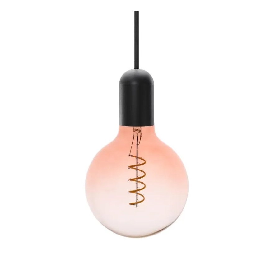 LED Žarnica FILAMENT SPIRAL G125 E27/4W/230V 2000K roza