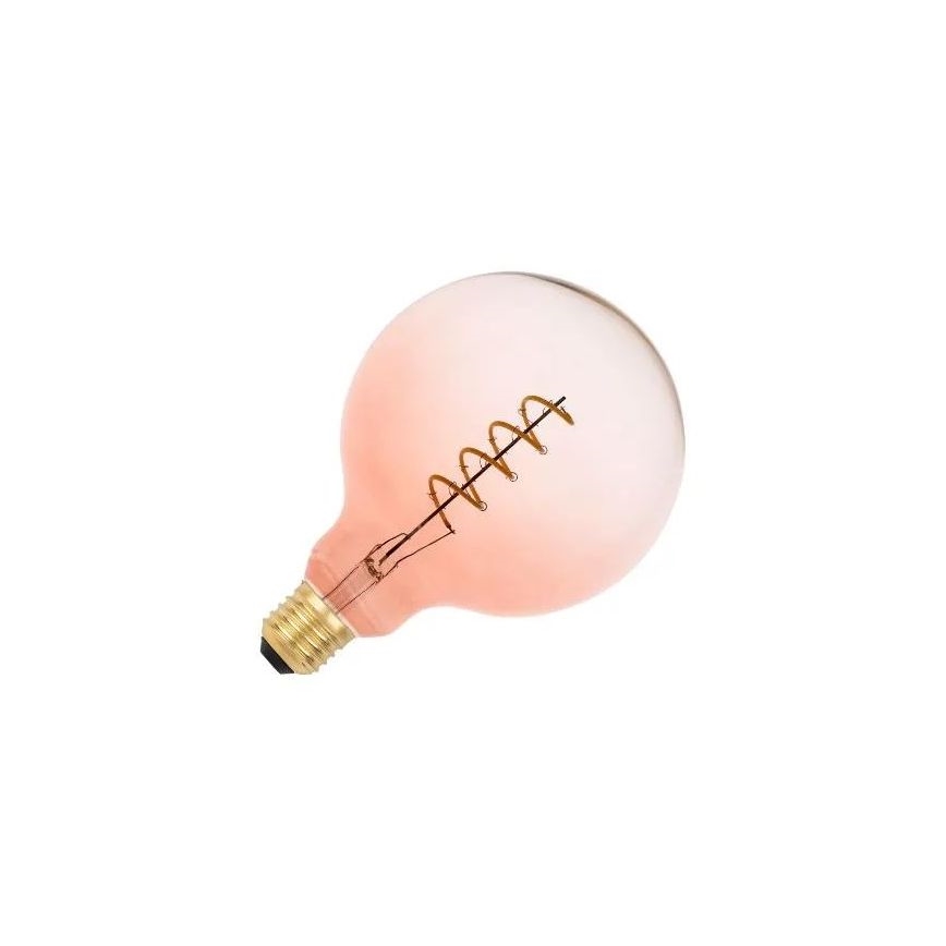 LED Žarnica FILAMENT SPIRAL G125 E27/4W/230V 2000K roza