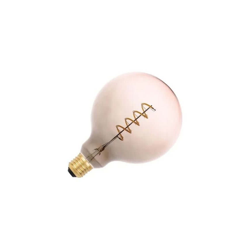 LED Žarnica FILAMENT SPIRAL G125 E27/4W/230V 2000K siv/roza