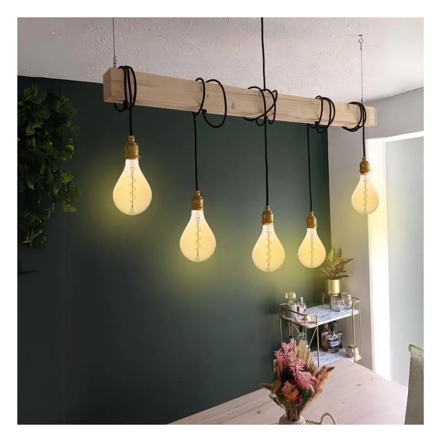 LED Žarnica FILAMENT SPIRAL VINTAGE A165 E27/4W/230V 2000K