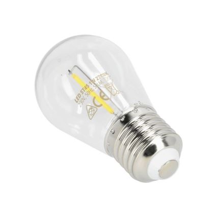 LED Žarnica FILAMENT ST45 E27/1W/230V 2700K