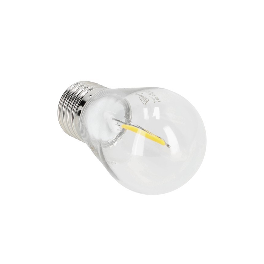 LED Žarnica FILAMENT ST45 E27/1W/230V 2700K