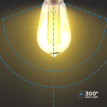 LED Žarnica FILAMENT ST64 E27/4W/230V 1800K Art Edition