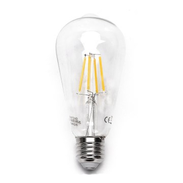 LED Žarnica FILAMENT ST64 E27/6W/230V 2700K - Aigostar