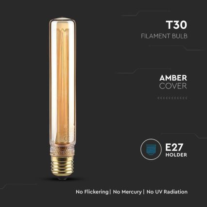 LED Žarnica FILAMENT T30 E27/2W/230V 1800K Art Edition