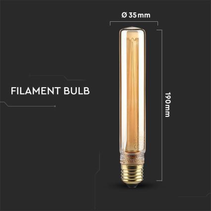 LED Žarnica FILAMENT T30 E27/2W/230V 1800K Art Edition