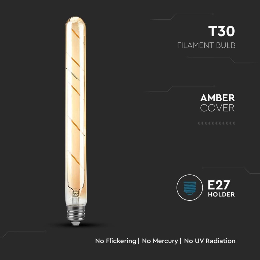 LED Žarnica FILAMENT T30 E27/5W/230V 2200K