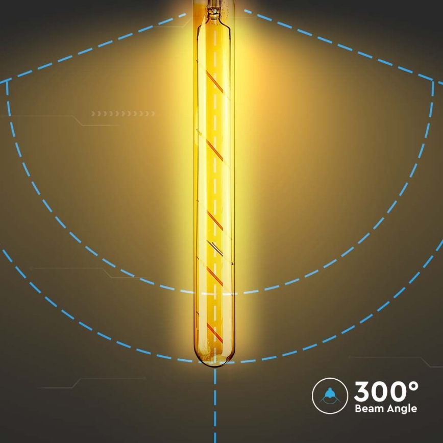 LED Žarnica FILAMENT T30 E27/5W/230V 2200K