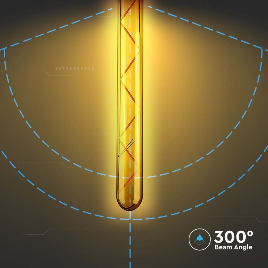 LED Žarnica FILAMENT T30 E27/7W/230V 2200K