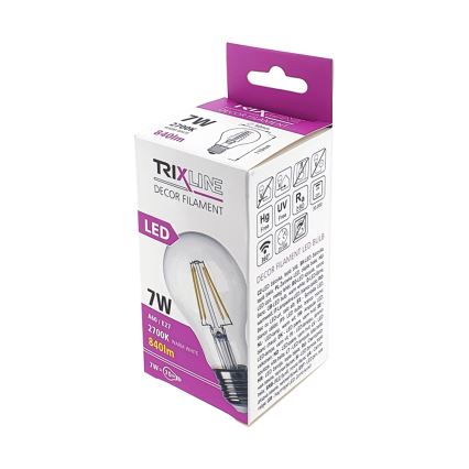 LED Žarnica FILAMENT VINTAGE A60 E27/7W/230V 2700K