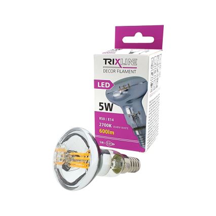 LED Žarnica FILAMENT VINTAGE E14/5W/230V 2700K