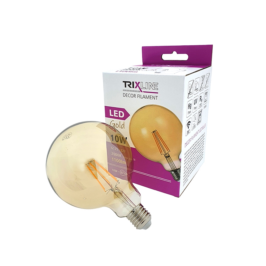 LED Žarnica FILAMENT VINTAGE E27/10W/230V 2000K