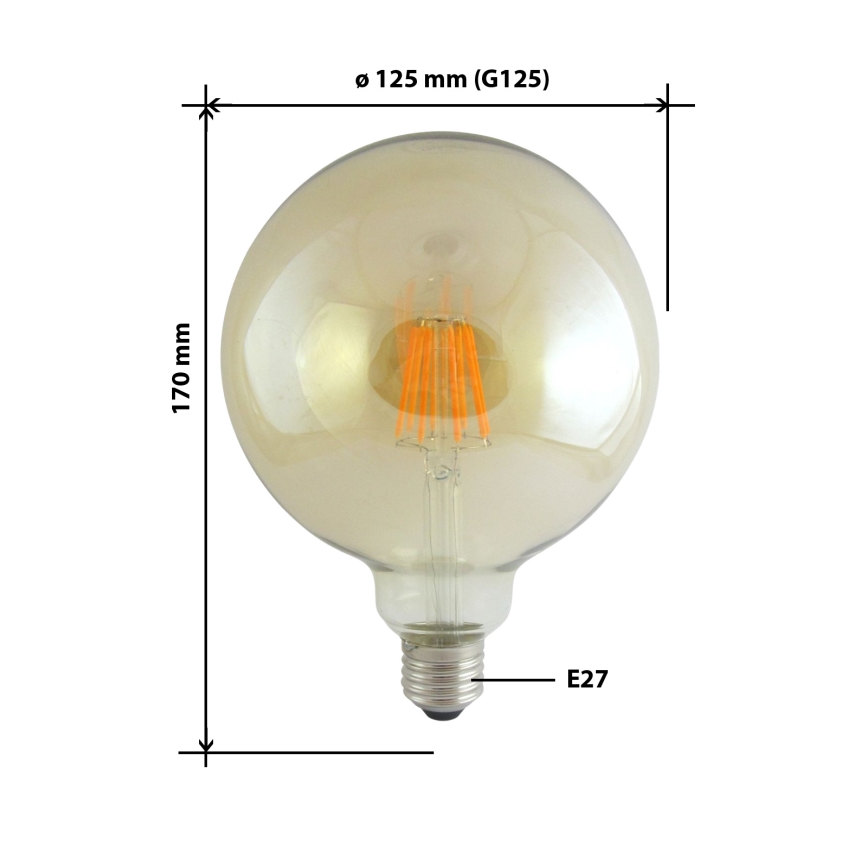 LED Žarnica FILAMENT VINTAGE E27/10W/230V 2000K