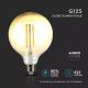 LED Žarnica FILAMENT VINTAGE G125 E27/12,5W/230V 2200K