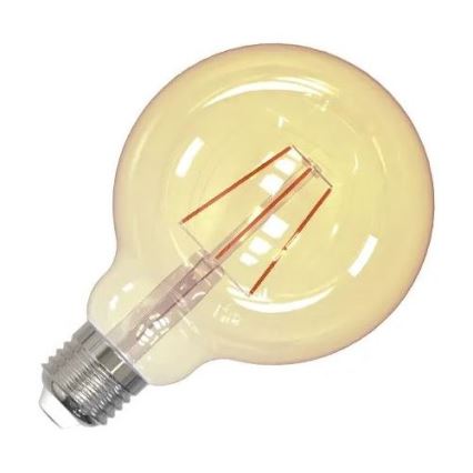 LED Žarnica FILAMENT VINTAGE G95 E27/4W/230V 2000K