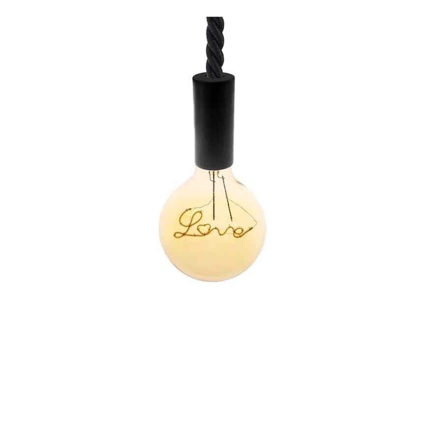 LED Žarnica FILAMENT VINTAGE LOVE G125 E27/2W/230V 2000K