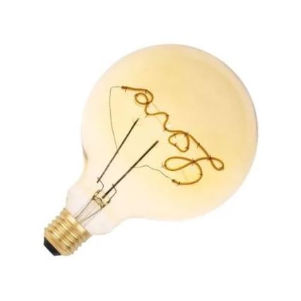 LED Žarnica FILAMENT VINTAGE LOVE G125 E27/2W/230V 2000K