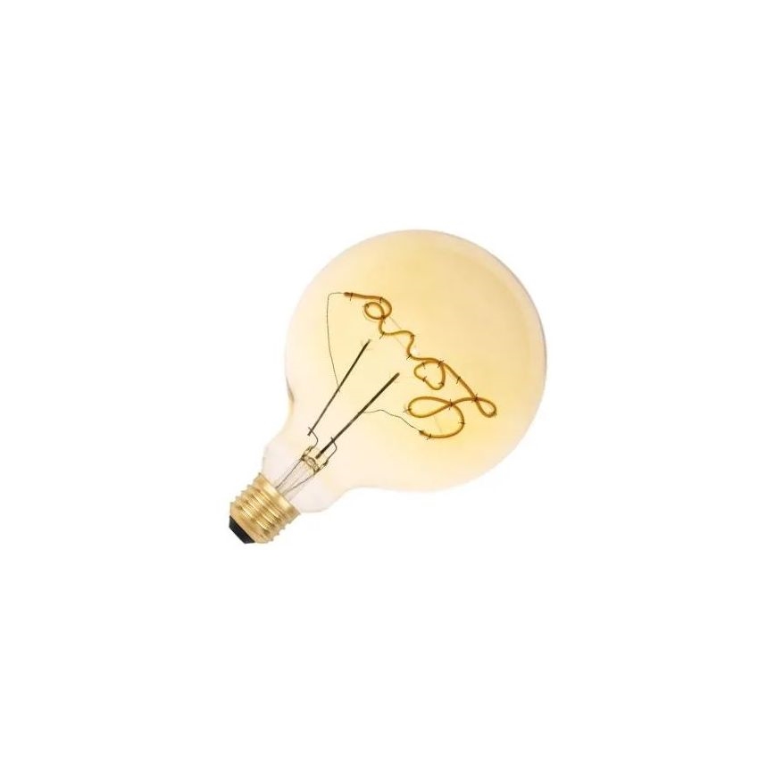 LED Žarnica FILAMENT VINTAGE LOVE G125 E27/2W/230V 2000K