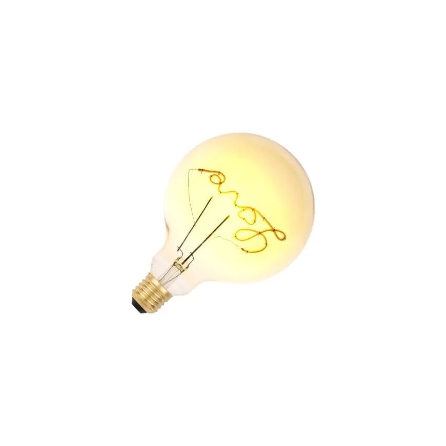 LED Žarnica FILAMENT VINTAGE LOVE G125 E27/2W/230V 2000K