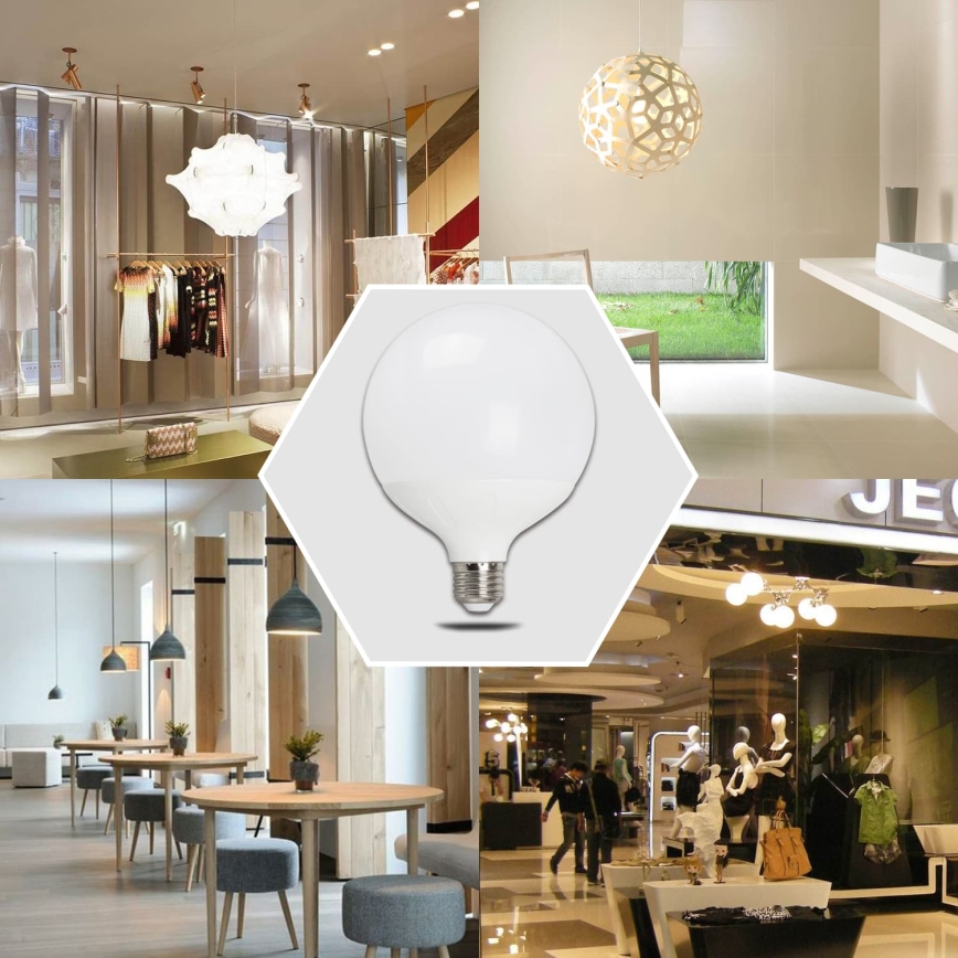 LED žarnica G120 E27/18W/230V 3000K - Aigostar