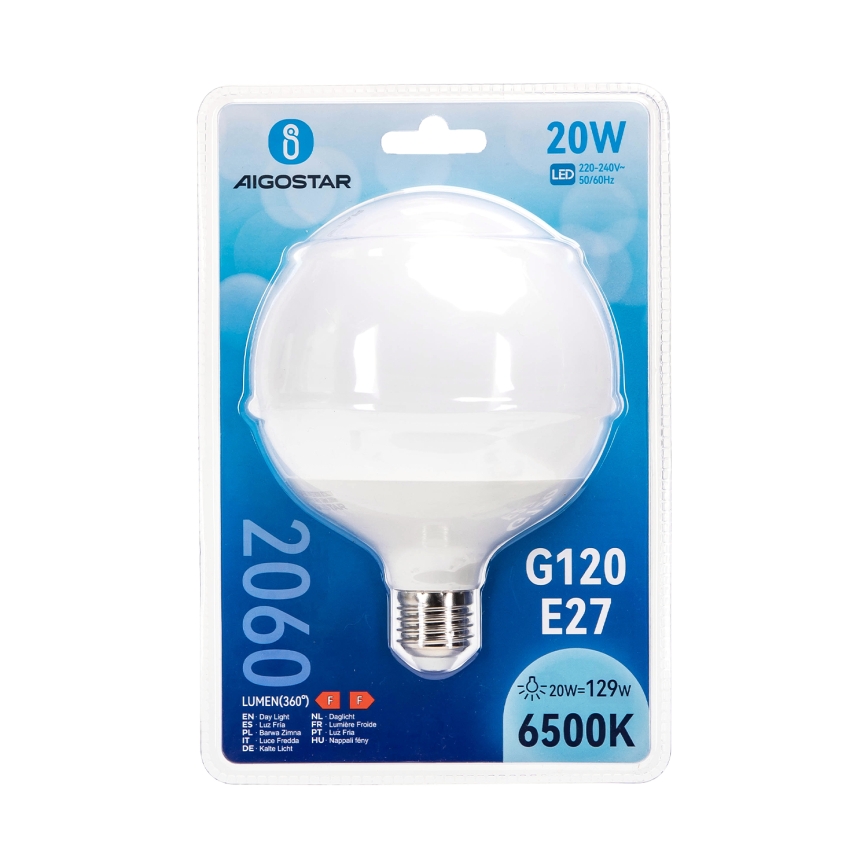 LED žarnica G120 E27/20W/230V 6500K - Aigostar