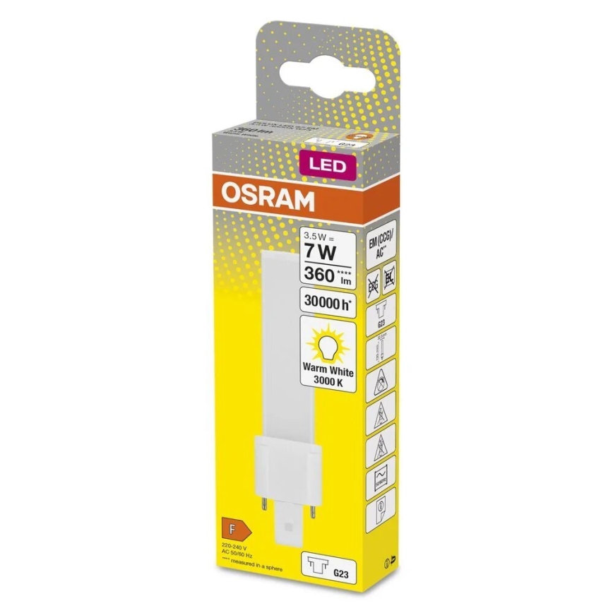 LED Žarnica G23/3,5W/230V 3000K - Osram