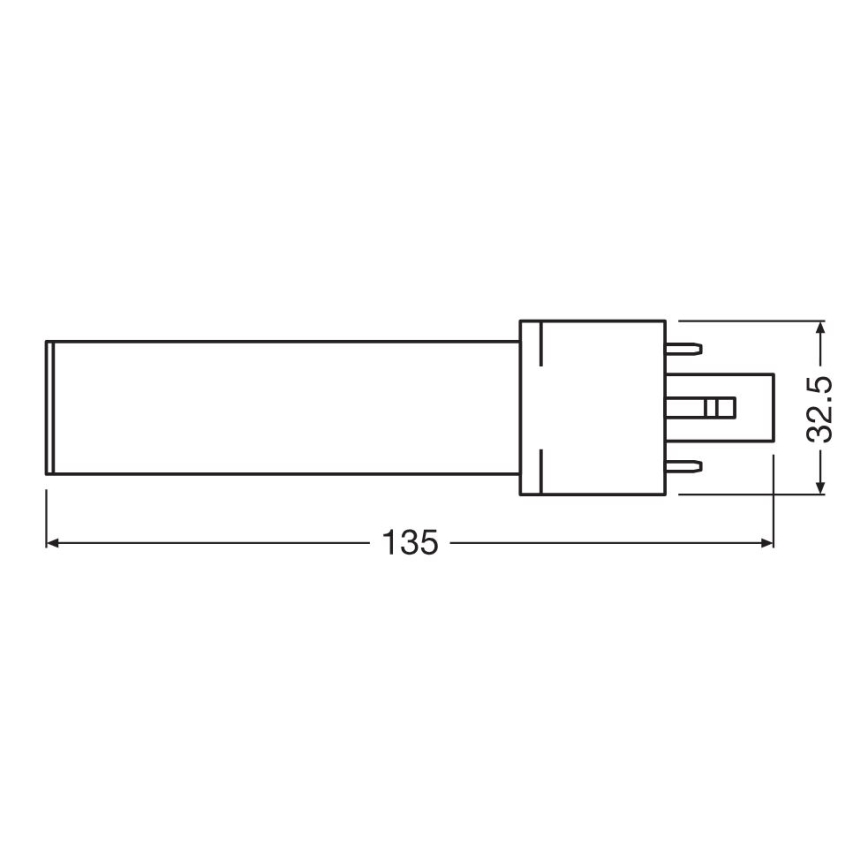 LED Žarnica G23/3,5W/230V 3000K - Osram