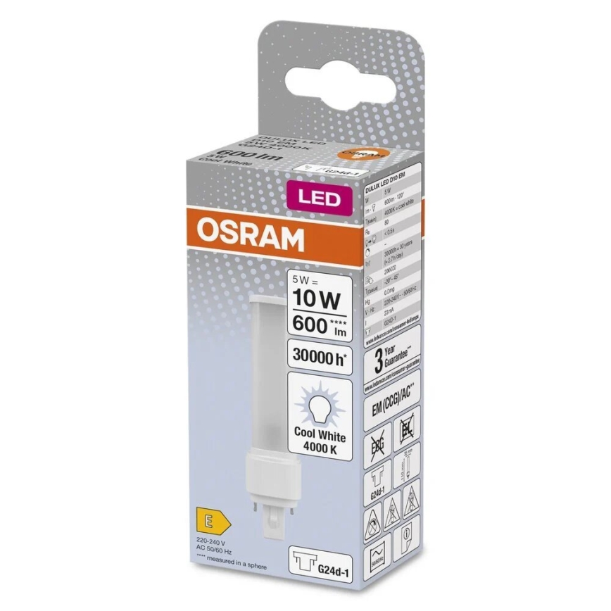 LED Žarnica G24d-1/5W/230V 4000K - Osram