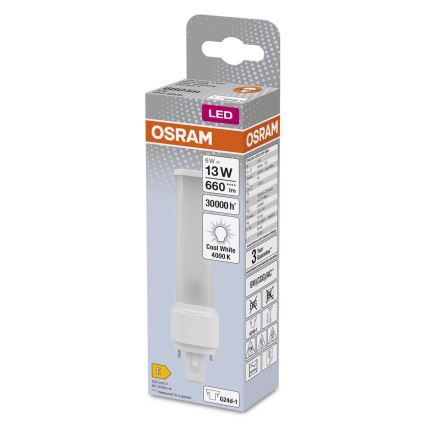 LED Žarnica G24D-1/6W/230V 4000K - Osram