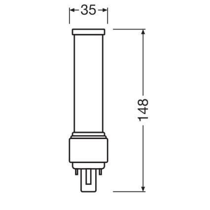 LED Žarnica G24D-1/6W/230V 4000K - Osram
