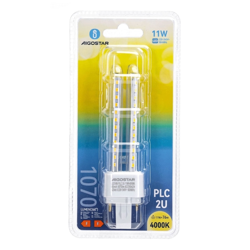 LED Žarnica G24D-3/11W/230V 4000K - Aigostar