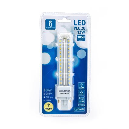 LED žarnica G24D-3/12W/230V 4000K - Aigostar