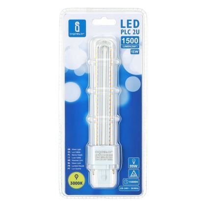 LED Žarnica G24D-3/15W/230V 3000K - Aigostar