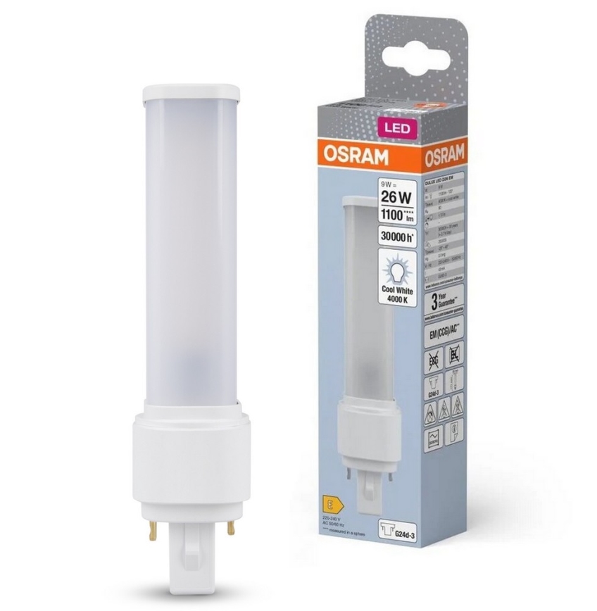 LED Žarnica G24d-3/9W/230V 4000K - Osram