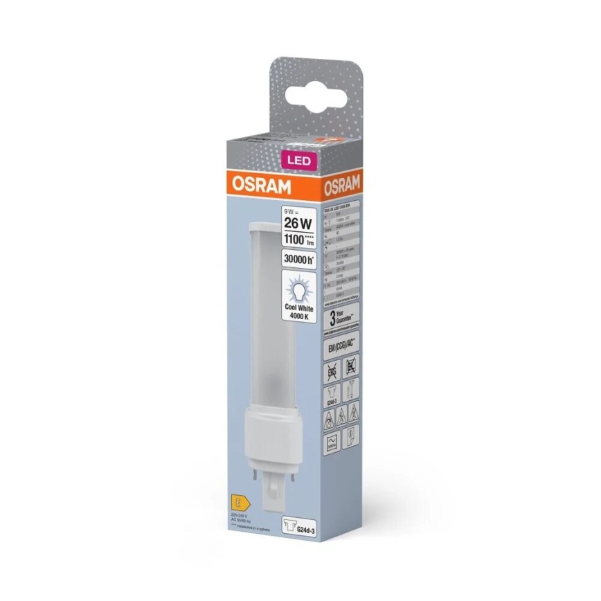 LED Žarnica G24d-3/9W/230V 4000K - Osram