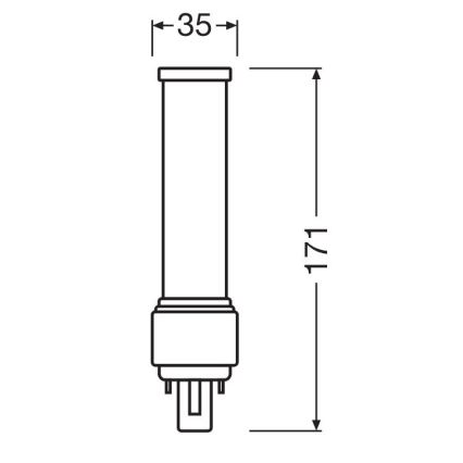 LED Žarnica G24d-3/9W/230V 4000K - Osram