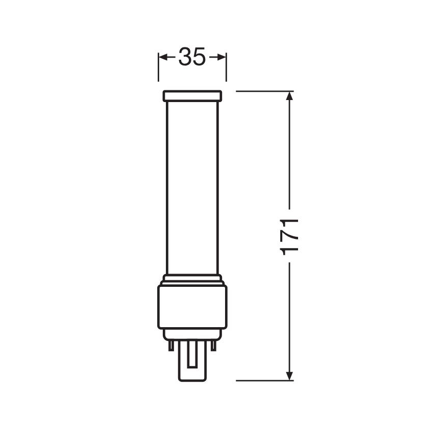 LED Žarnica G24d-3/9W/230V 4000K - Osram