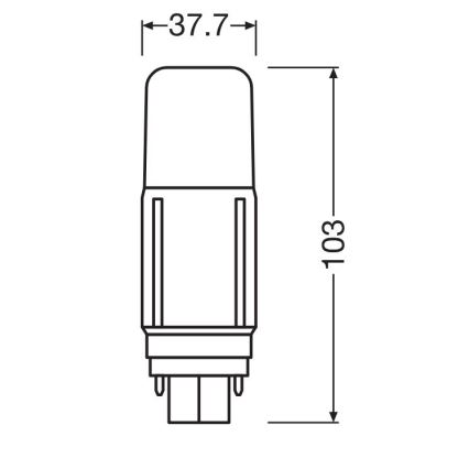 LED Žarnica G24d/5,5W/230V 3000K - Osram