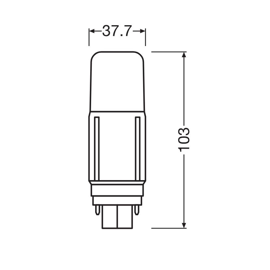 LED Žarnica G24d/5,5W/230V 3000K - Osram