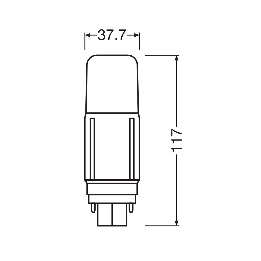 LED Žarnica G24d/7,5W/230V 4000K - Osram